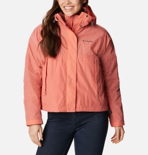 Coral Women's Columbia Laurelwoods II Interchange 3 In 1 Jackets | 2650-AOTND