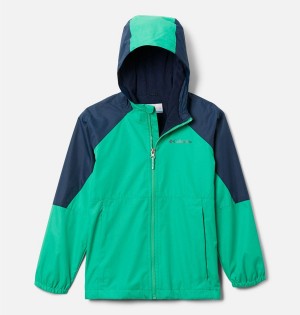 Green Kids' Columbia Endless Explorer Jacket | 7495-MPVFS