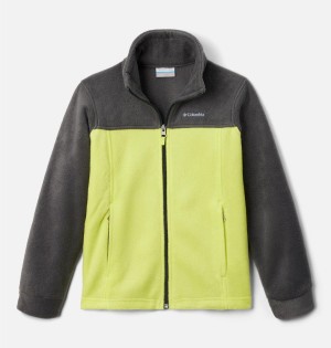 Green Kids' Columbia Steens Mountain II Fleece Jacket | 3746-AXQOJ