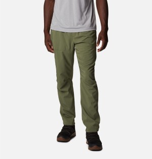 Green Men's Columbia Coral Ridge Pull-On Pants | 1643-ANKWZ