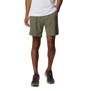 Green Men's Columbia Hike Shorts | 0192-FCGQM