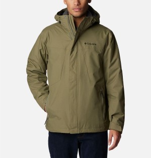 Green Men's Columbia Tunnel Falls Interchange 3 In 1 Jackets | 9467-DPSKC