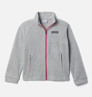 Grey Kids' Columbia Benton Springs Fleece Jacket | 9371-DRCXT