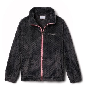 Grey Kids' Columbia Fire Side Sherpa Jacket | 6857-MSELU