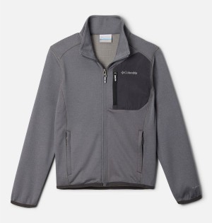 Grey Kids' Columbia Triple Canyon Full Zip Jacket | 4309-DFZGL