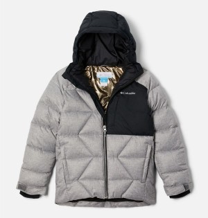 Grey Kids' Columbia Winter Powder II Quilted Jacket | 5127-QEVNY