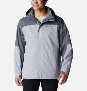 Grey Men's Columbia Hikebound Interchange 3 In 1 Jackets | 8952-EPKGH