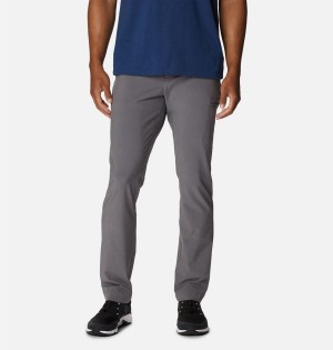 Grey Men's Columbia Narrows Pointe Pants | 2596-ELFBY