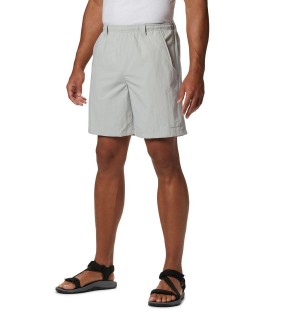 Grey Men's Columbia PFG Backcast III Water Shorts | 3467-QFXKL