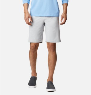 Grey Men's Columbia PFG Slack Tide Shorts | 8091-BLXAT