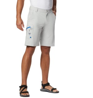 Grey Men's Columbia PFG Terminal Tackle Shorts | 5489-QONDY