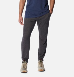 Grey Men's Columbia Shell Ridge Sweat Joggers Pants | 0623-IQAGU