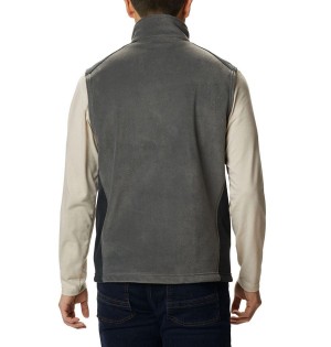 Grey Men's Columbia Steens Mountain Fleece Vest | 7495-UTAPZ