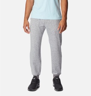 Grey Men's Columbia Tech Trail Knit Joggers Pants | 6428-RZCOJ