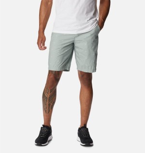 Grey Men's Columbia Washed Out Printed Shorts | 5841-LWHRX