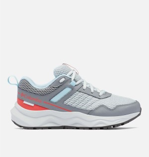 Grey Women's Columbia Plateau Waterproof Sneakers | 8642-ZRDHG