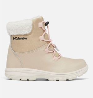 Khaki Kids' Columbia Moritza Boots | 5180-BDJSU