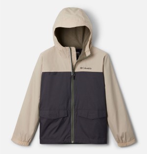 Khaki Kids' Columbia Rain-Zilla Jacket | 5914-OLTHR