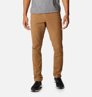 Khaki Men's Columbia Cobble Creek 5-Pocket Pants | 4165-ELPUC