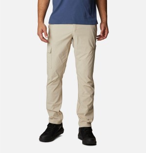 Khaki Men's Columbia Newton Ridge II Pants | 0765-RJNMG