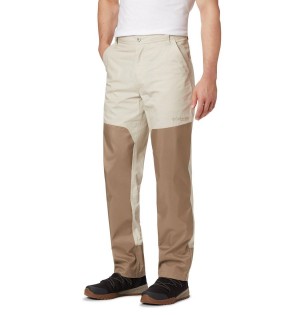 Khaki Men's Columbia PHG Ptarmigan Pants | 4756-GTYCR