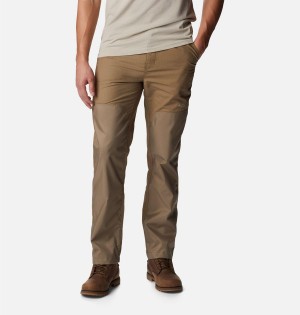 Khaki Men's Columbia PHG Ptarmigan Pants | 6839-XBZWL