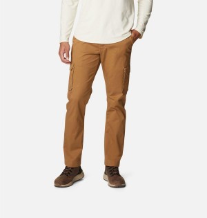 Khaki Men's Columbia Pacific Ridge Cargo Pants | 6398-XPHZA