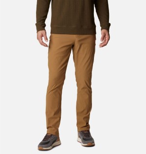 Khaki Men's Columbia Royce Range Pants | 3146-FXYOM