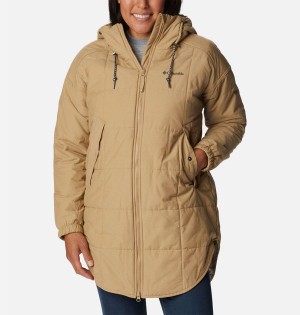 Khaki Women's Columbia Chatfield Hill Novelty Coats | 7590-NFWLO