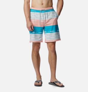 Multicolor Men's Columbia PFG Super Slack Tide Hybrid Water Shorts | 8459-LEYQW