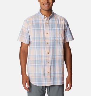 Multicolor Men's Columbia Rapid Rivers II Short Sleeve Shirt | 2097-JHIPK