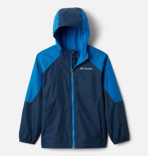 Navy Kids' Columbia Endless Explorer Jacket | 9752-CGZDA