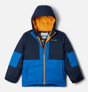 Navy Kids' Columbia Oso Mountain Insulated Jacket | 1392-BUVYG