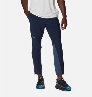 Navy Men's Columbia Endless Trail Training Joggers Pants | 7025-RQOFU