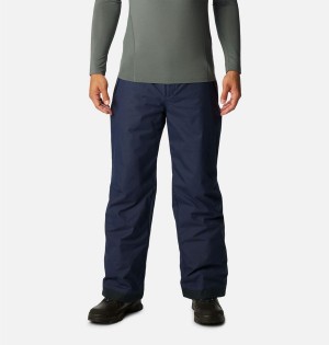 Navy Men's Columbia Gulfport Insulated Ski Pants | 9186-AEJSY