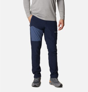 Navy Men's Columbia Triple Canyon II Pants | 5423-NWEBI