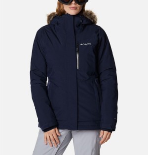 Navy Women's Columbia Ava Alpine Insulated Ski Jacket | 5129-UQKYC