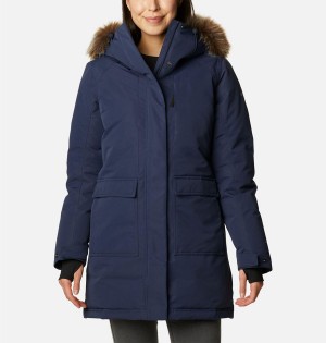 Navy Women's Columbia Little Si Insulated Coats | 1940-OTMRF