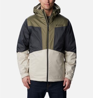 Olive Men's Columbia Wallowa Park Interchange 3 In 1 Jackets | 7120-MBJGO