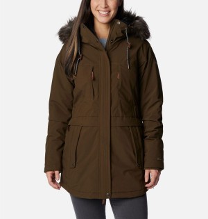 Olive Women's Columbia Payton Pass Insulated Coats | 7692-VHNDE