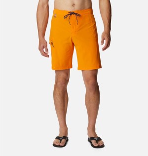 Orange Men's Columbia PFG Terminal Tackle Board Shorts | 4675-QEZDP