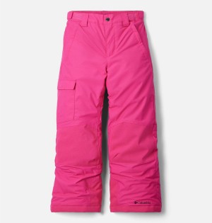 Pink Kids' Columbia Bugaboo II Insulated Ski Pants | 8324-QNIHG