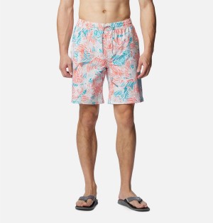 Pink Men's Columbia PFG Super Slack Tide Hybrid Water Shorts | 4072-QCYAJ