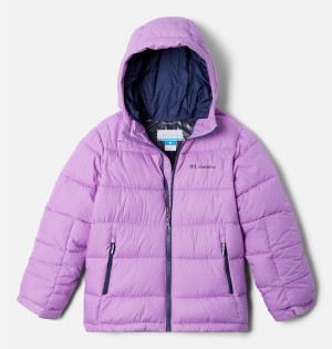 Purple Kids' Columbia Pike Lake II Hooded Jacket | 4038-OHACN