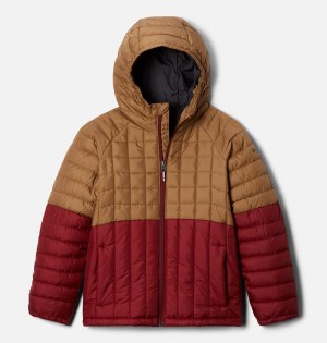 Red Kids' Columbia Humphrey Hills Puffer Jacket | 6593-VNREU