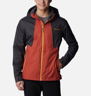 Red Men's Columbia Inner Limits II Rain Jacket | 7056-PMEBD