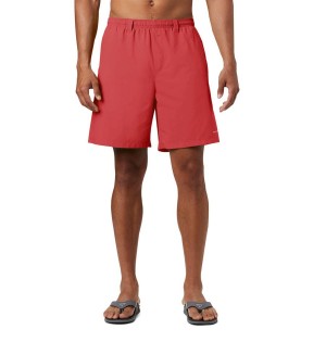 Red Men's Columbia PFG Backcast III Water Shorts | 4150-TOMZI