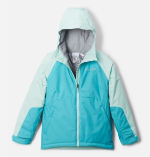 Turquoise Kids' Columbia Alpine Action II Jacket | 7412-GWVAR