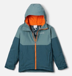 Turquoise Kids' Columbia Alpine Action II Jacket | 0387-FEJZR