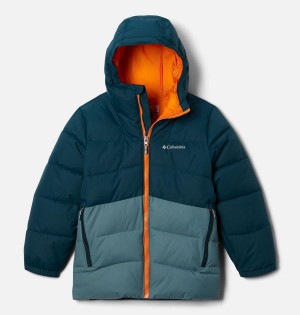 Turquoise Kids' Columbia Arctic Blast Jacket | 0496-XNFJO